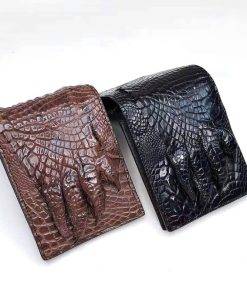 Crocodile Leather Men Wallet Alligator Bifold Wallet Men's Short Wallet Purses