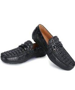 Men's Shoes Casual Alligator Slip-On Loafer