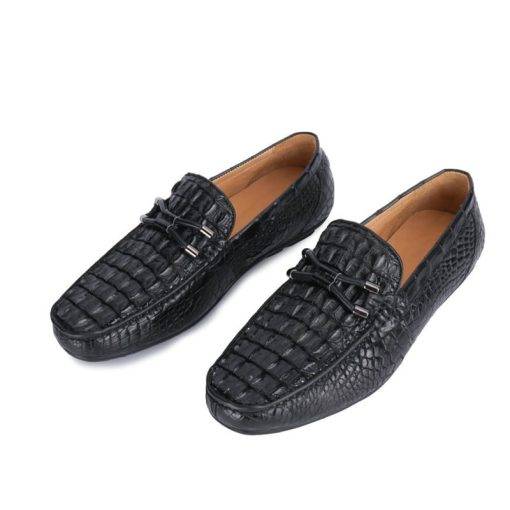 Men's Shoes Casual Alligator Slip-On Loafer - Image 2