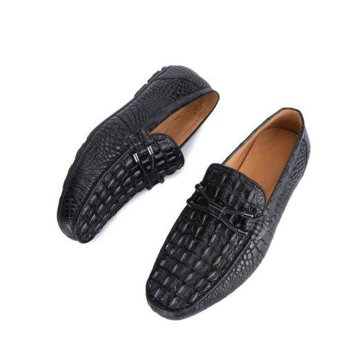 Men's Shoes Casual Alligator Slip-On Loafer - Image 3