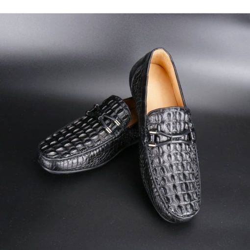 Men's Shoes Casual Alligator Slip-On Loafer - Image 4