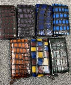 Alligator Wallet Mens Crocodile Purse Wallets Card Holder