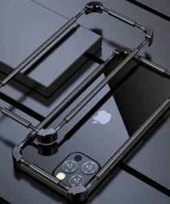 SIMON Metal Armor Stainless Steel Aluminum Bumper Case Cover