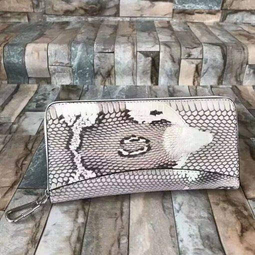 Genuine Snake Skin Wallet Python Zipper Clutch Bag Purse - Image 2