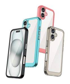 iPhone 16 Clear Case iPhone 16 Pro Max Shockproof Protective Phone Cover