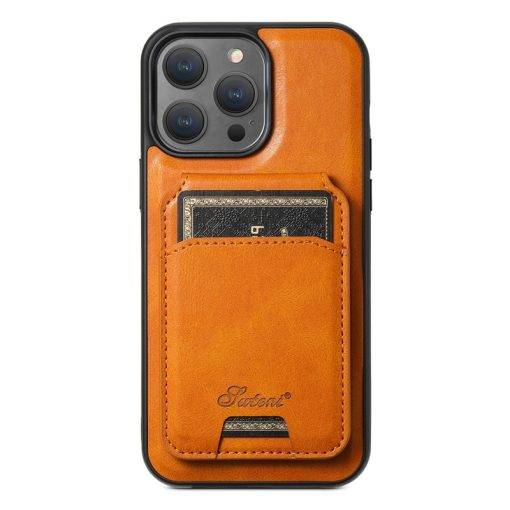 Magnetic Case for iPhone 16 Pro Max 15 Pro Max Leather Wallet Phone Cover Wireless Charging - Image 9