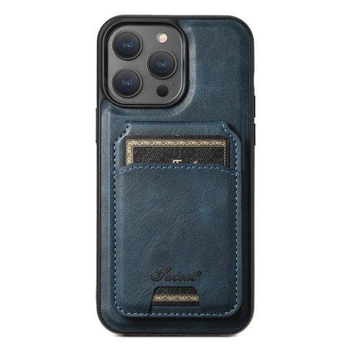 Magnetic Case for iPhone 16 Pro Max 15 Pro Max Leather Wallet Phone Cover Wireless Charging - Image 10