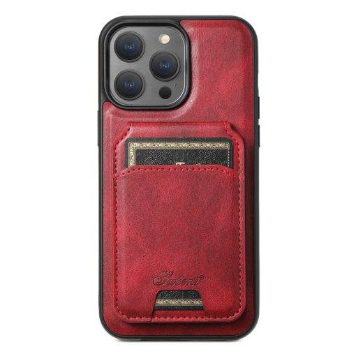 Magnetic Case for iPhone 16 Pro Max 15 Pro Max Leather Wallet Phone Cover Wireless Charging - Image 11