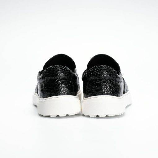 Men’s Alligator Loafers Driving Shoes Slip On Flats Boat Shoe - Image 5