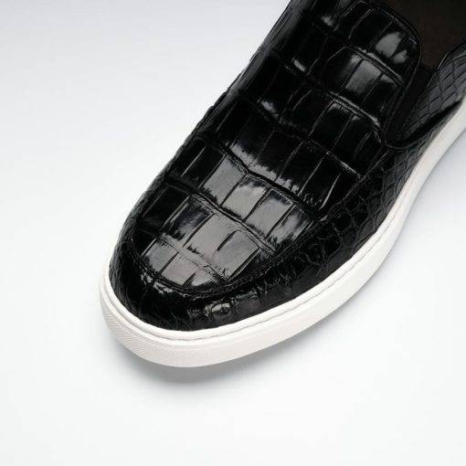 Men’s Alligator Loafers Driving Shoes Slip On Flats Boat Shoe - Image 6