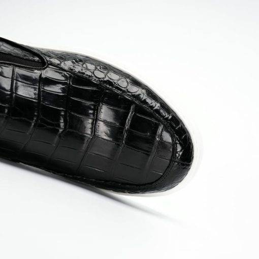 Men’s Alligator Loafers Driving Shoes Slip On Flats Boat Shoe - Image 7