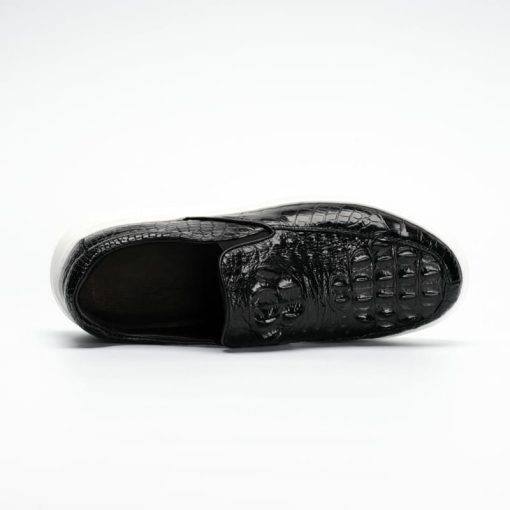 Men’s Alligator Loafers Driving Shoes Slip On Flats Boat Shoe - Image 12