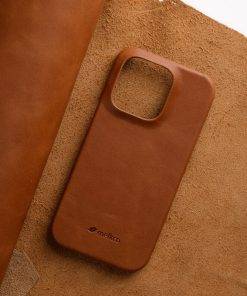 Original Melkco Genuine Leather iPhone 16 Pro Max Case Oil Wax Back Cover