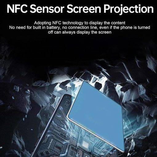 NFC Ink Screen Projection iPhone 16 Pro Max Case DIY Imaging Smart Case - Image 13