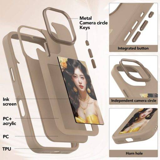 NFC Ink Screen Projection iPhone 16 Pro Max Case DIY Imaging Smart Case - Image 10