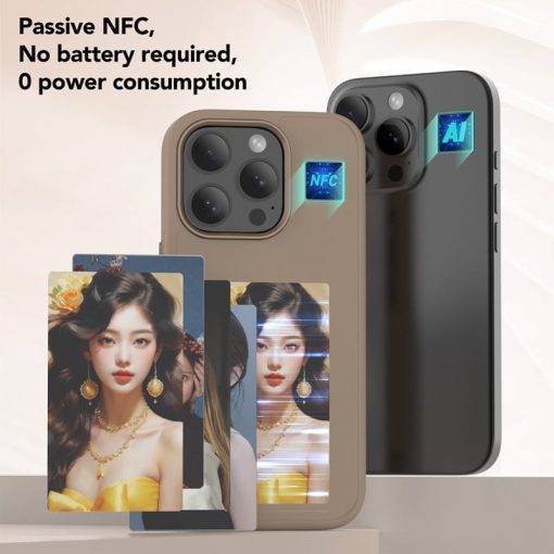NFC Ink Screen Projection iPhone 16 Pro Max Case DIY Imaging Smart Case - Image 11