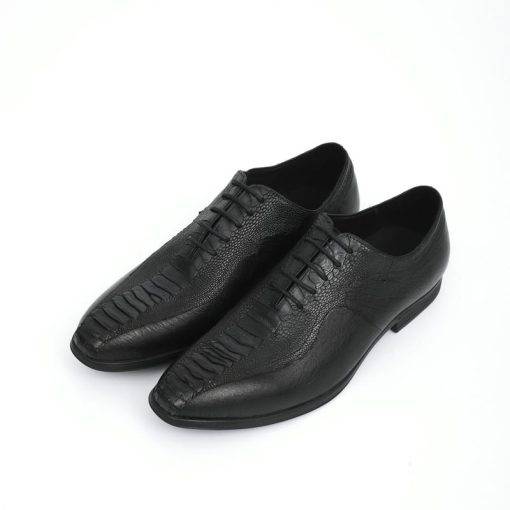 Mens Ostrich Leather Business Shoes