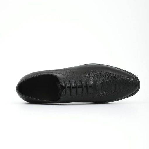 Mens Ostrich Leather Business Shoes - Image 4