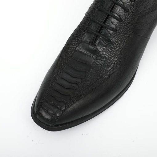 Mens Ostrich Leather Business Shoes - Image 5