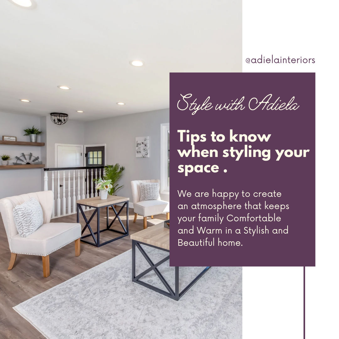Tips to Note When Styling Your Space image