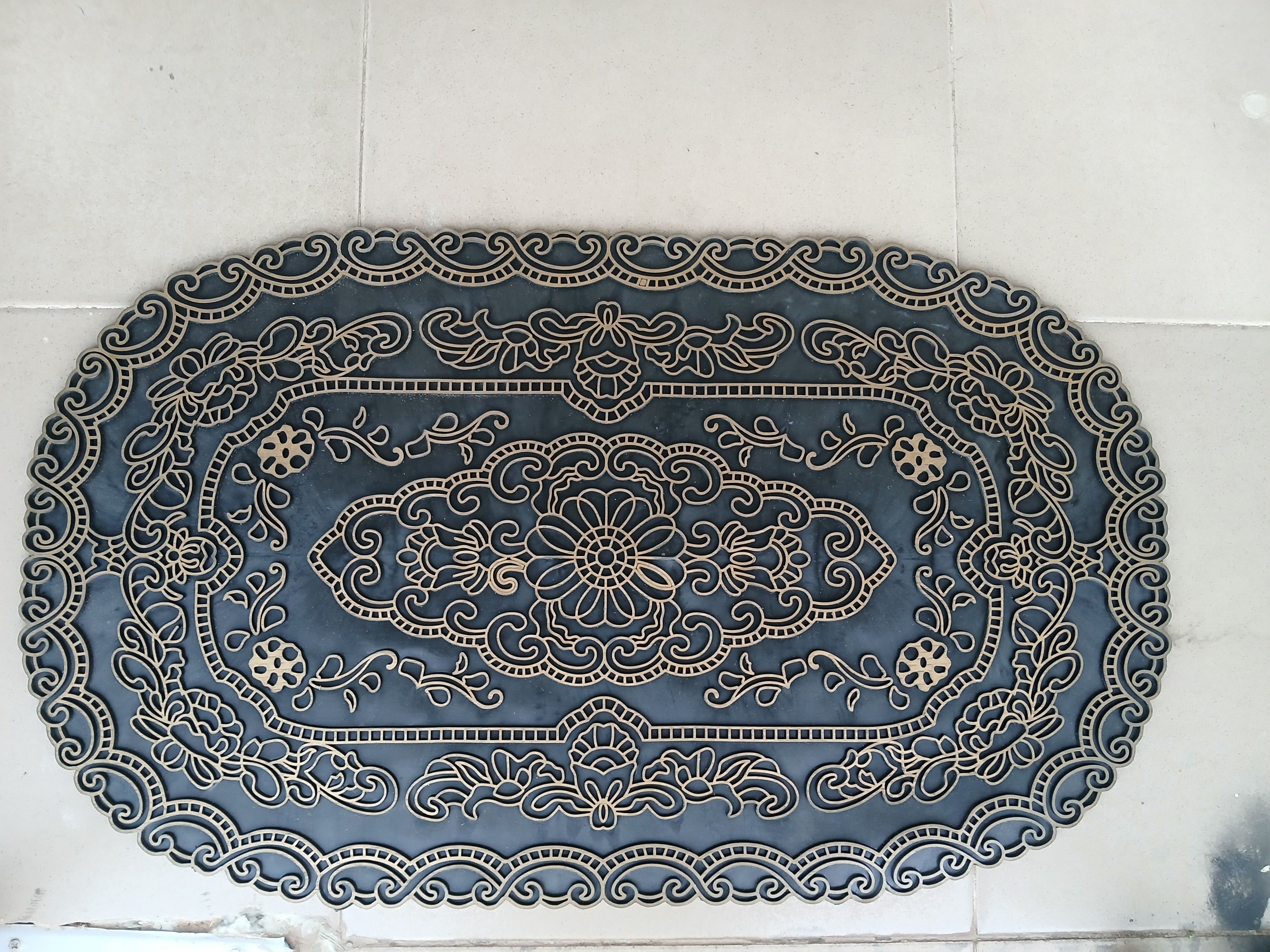 Vintage Design Door Mat Image