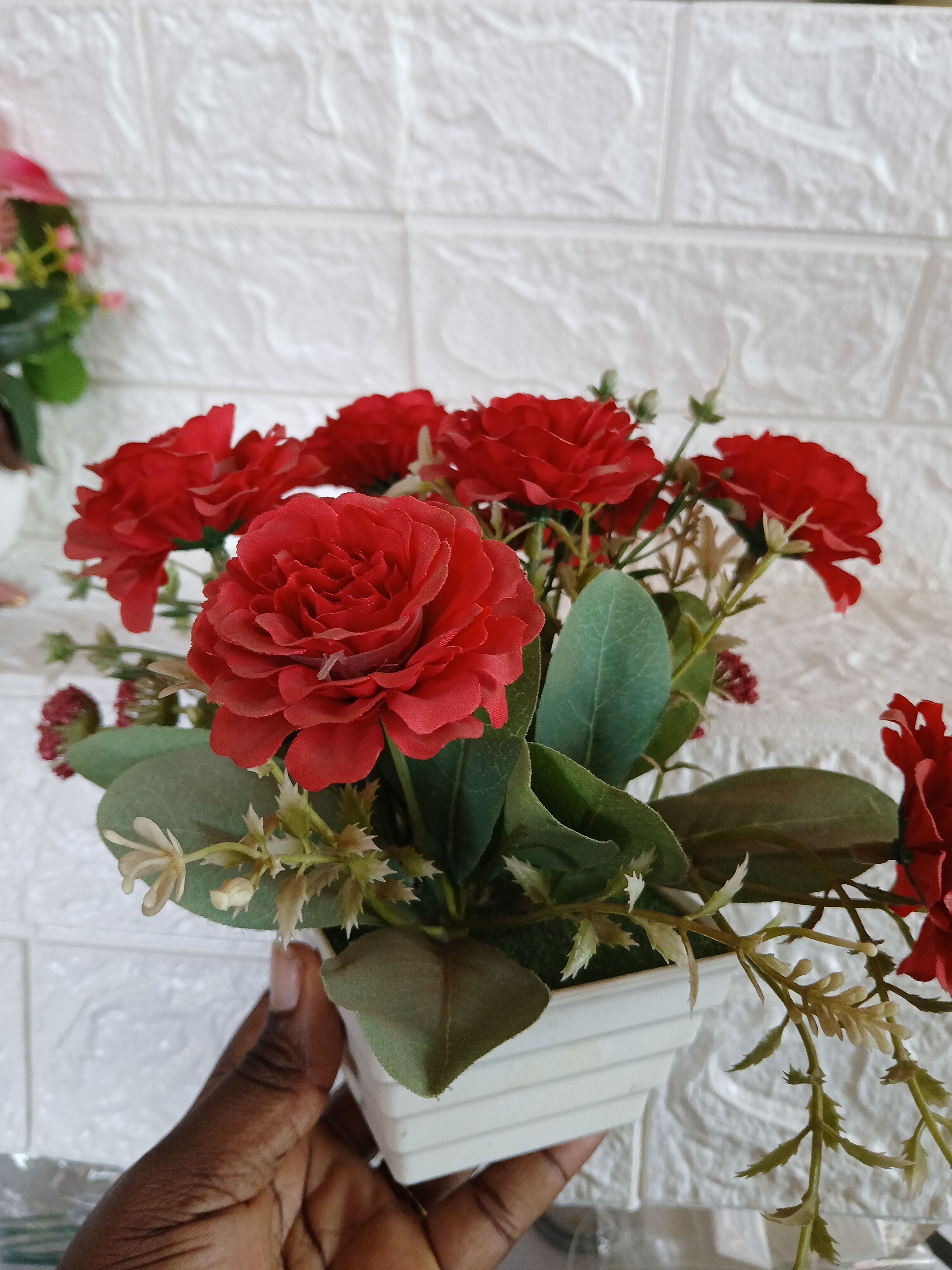 Potted Flower Vase Image
