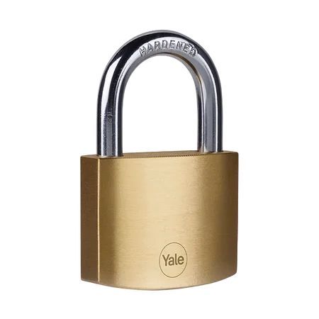 50mm Yale Essential Brass Padlock  YE1/50 Image