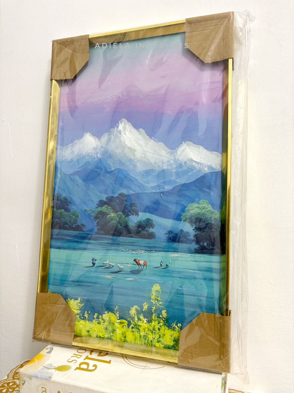 3D Painted Wall Frame Image