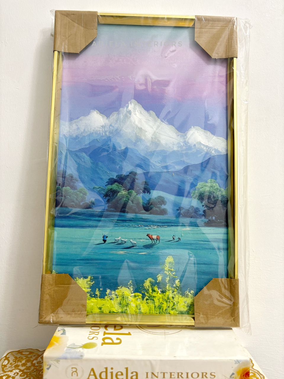 3D Painted Wall Frame Image
