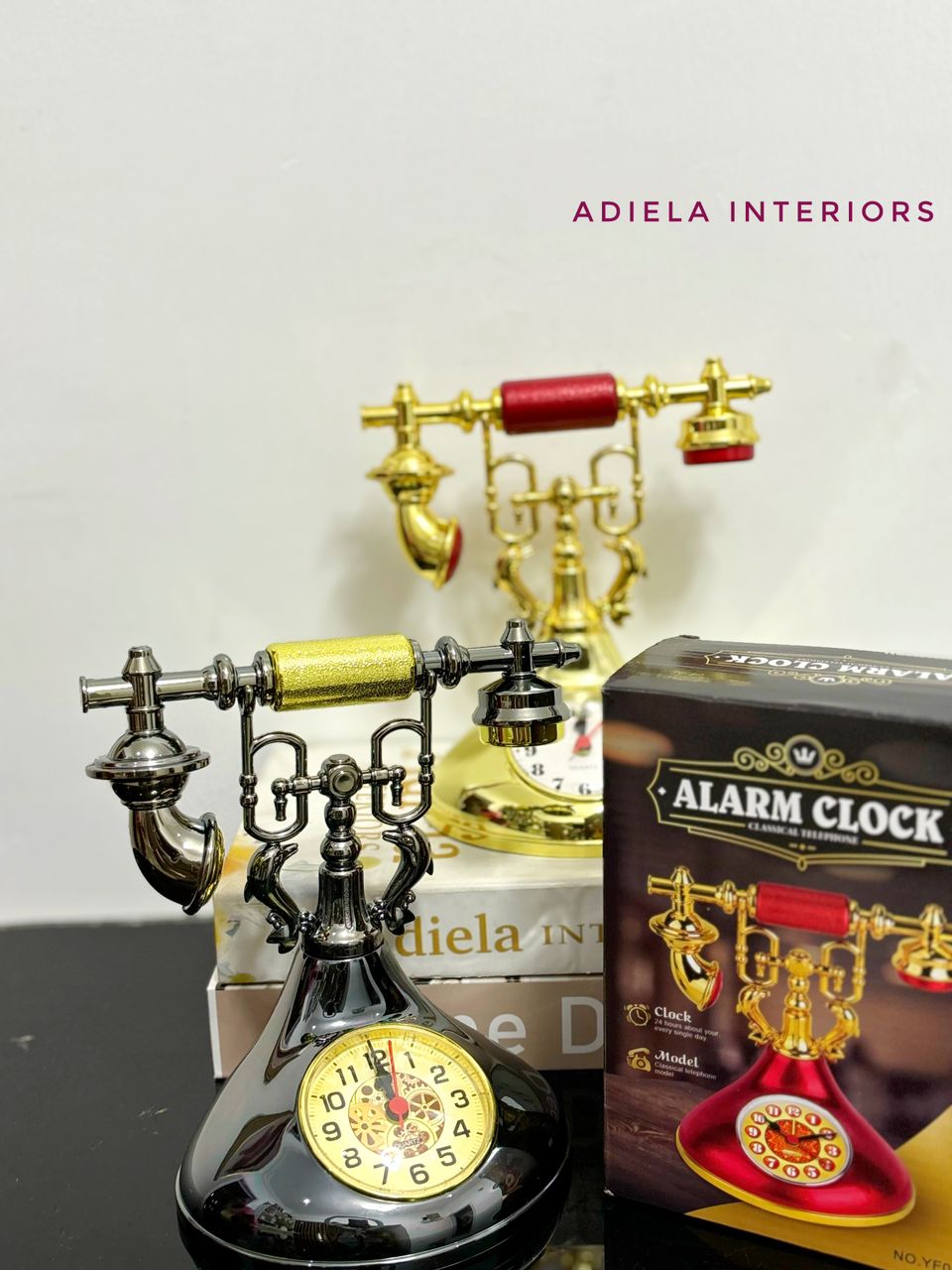 Vintage Telephone Alarm Clock Image