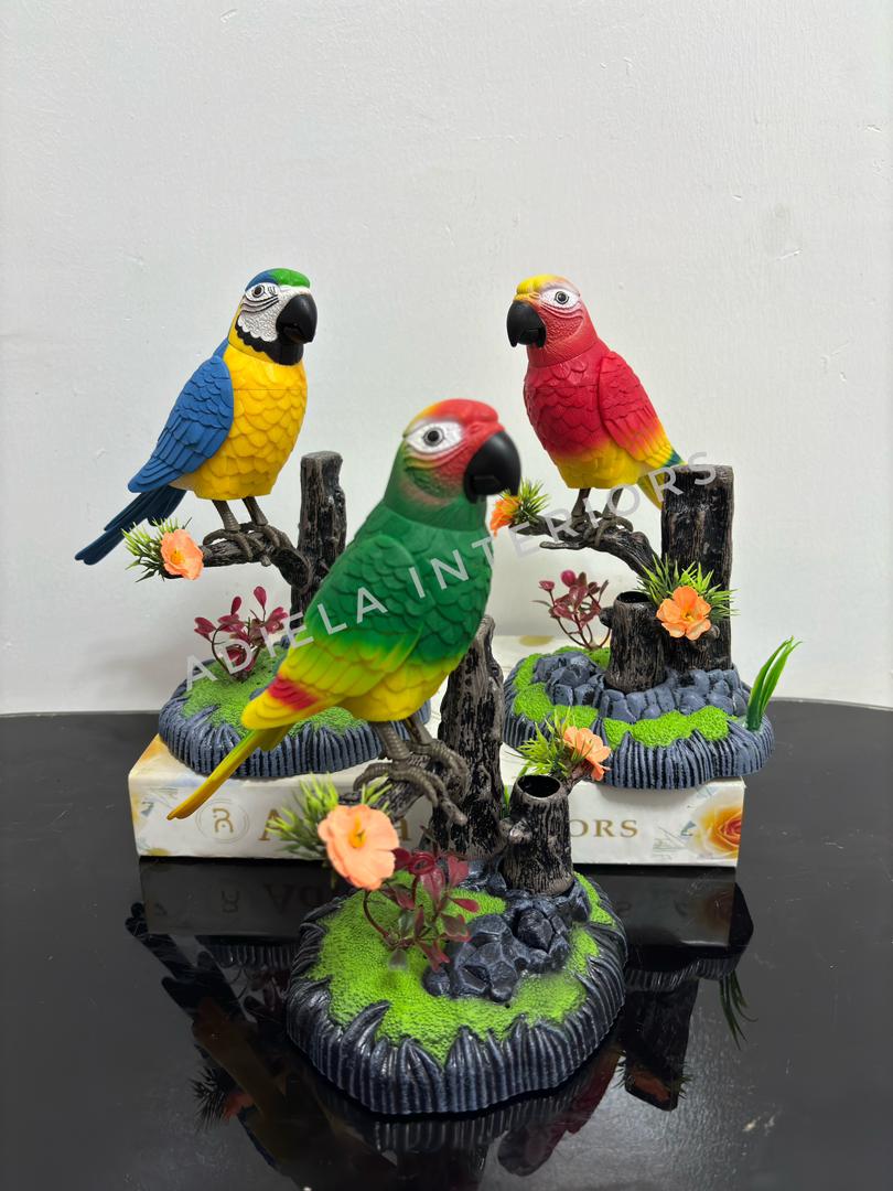 Singing Parrot Decor Image