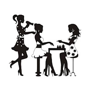 Hair / Nail Salon Decal Image