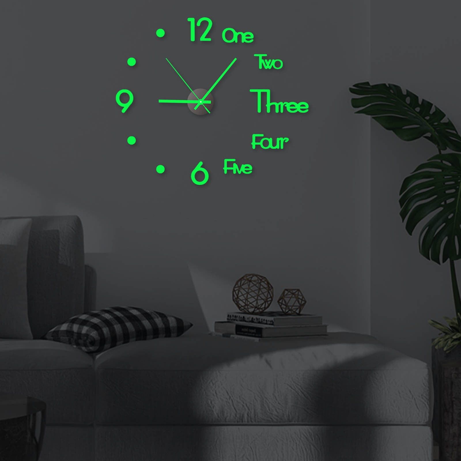 Glow In The Dark DIY Clock Image
