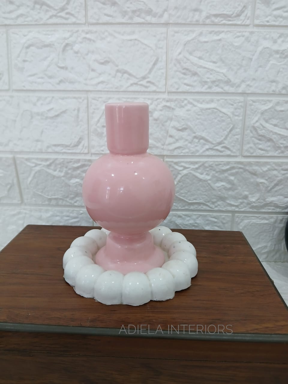 Decorative Vase & Saucer Set Image