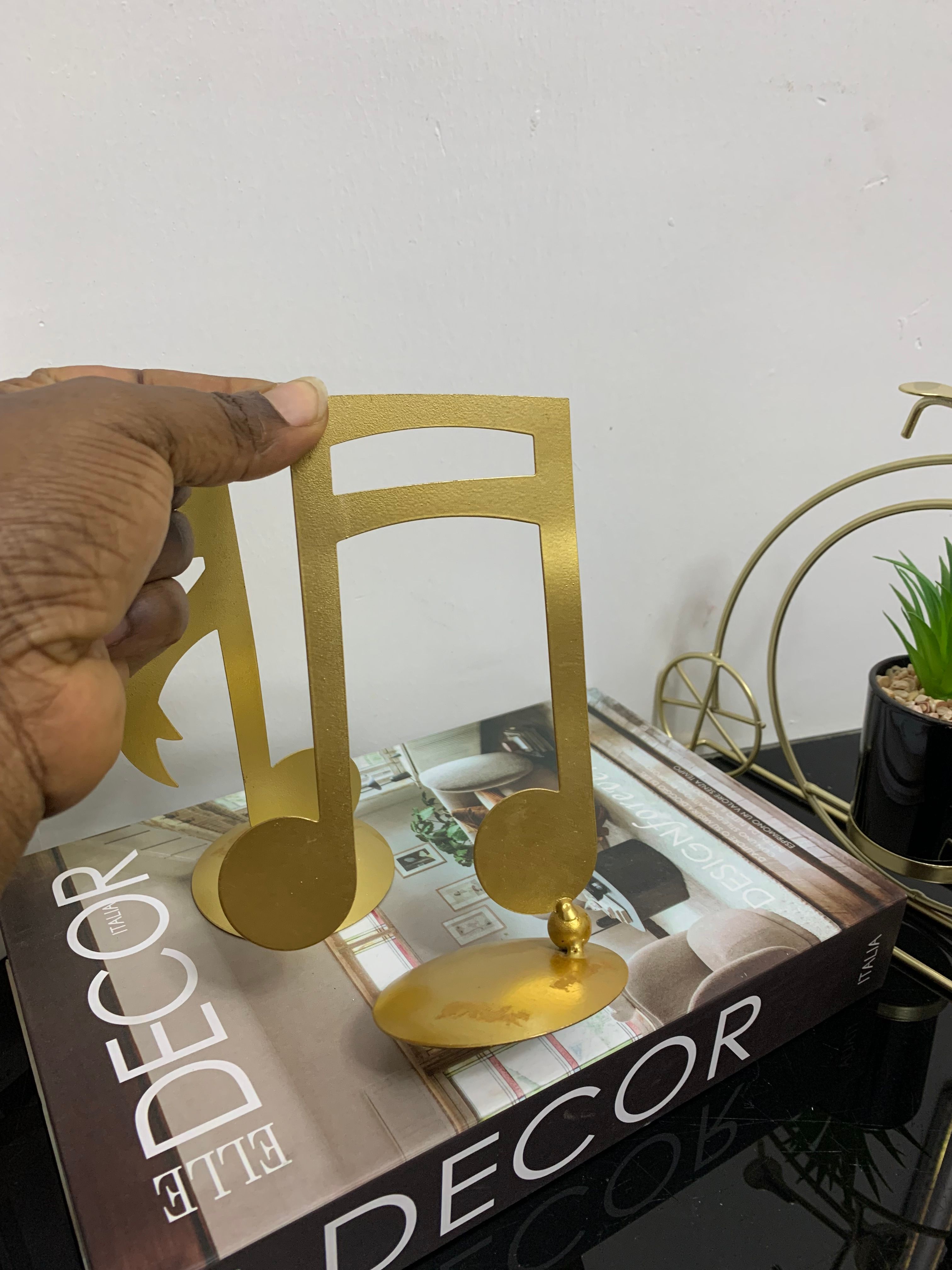 Metal Music Notes Set Image