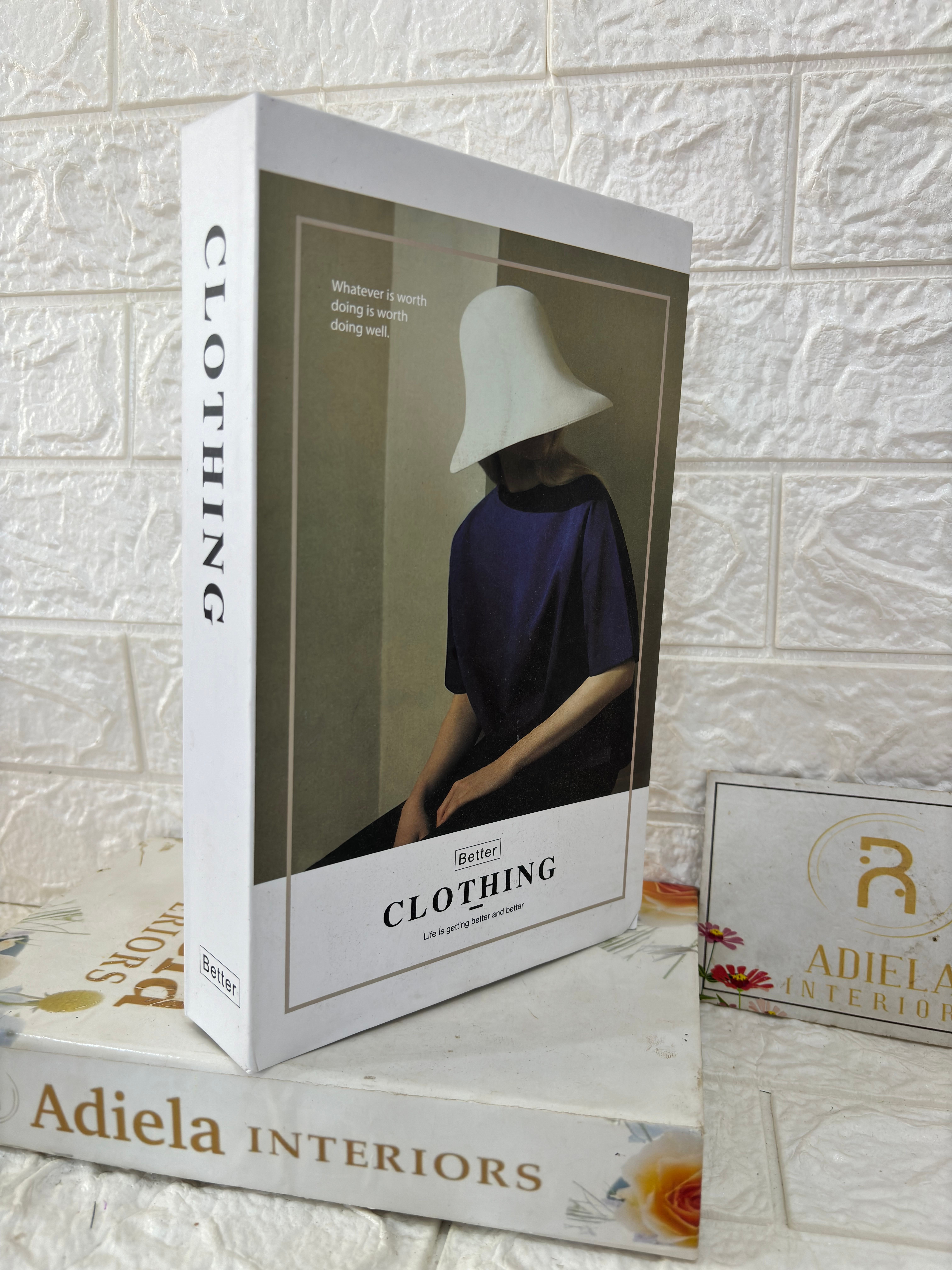 Designer Faux Book Image