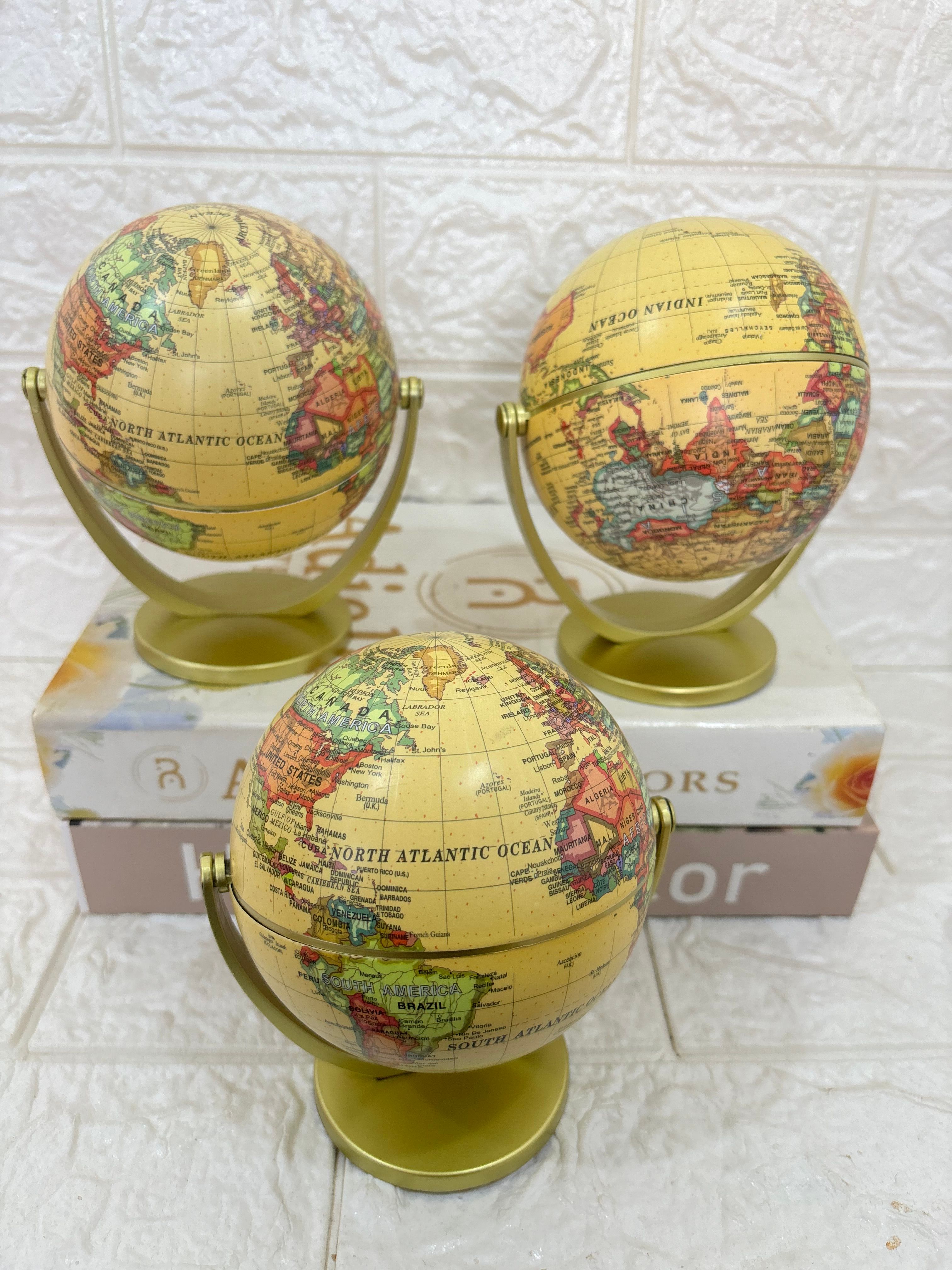 Swivel Table Globe - Yellow Image