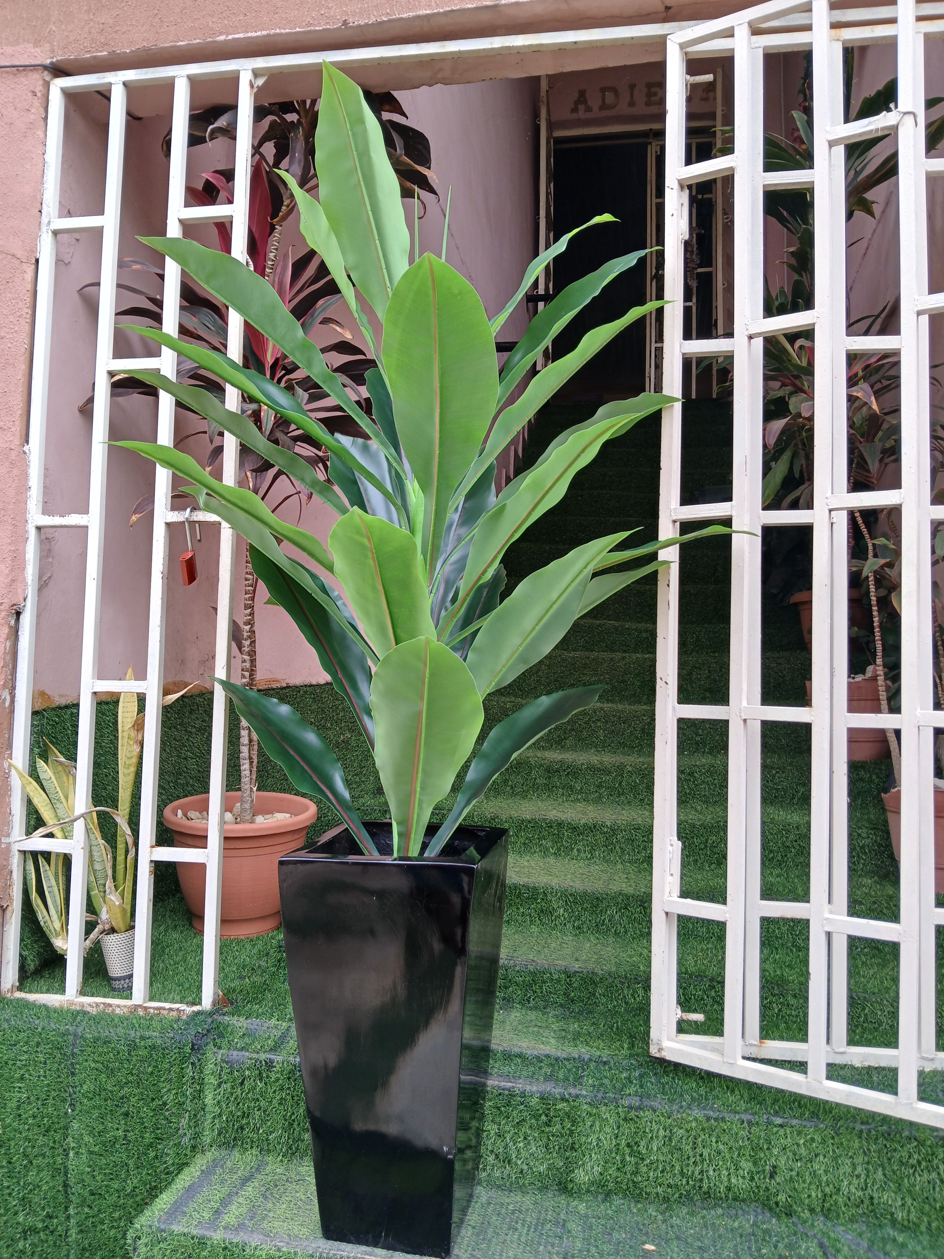 Artificial Tree In Fibre Planter Image