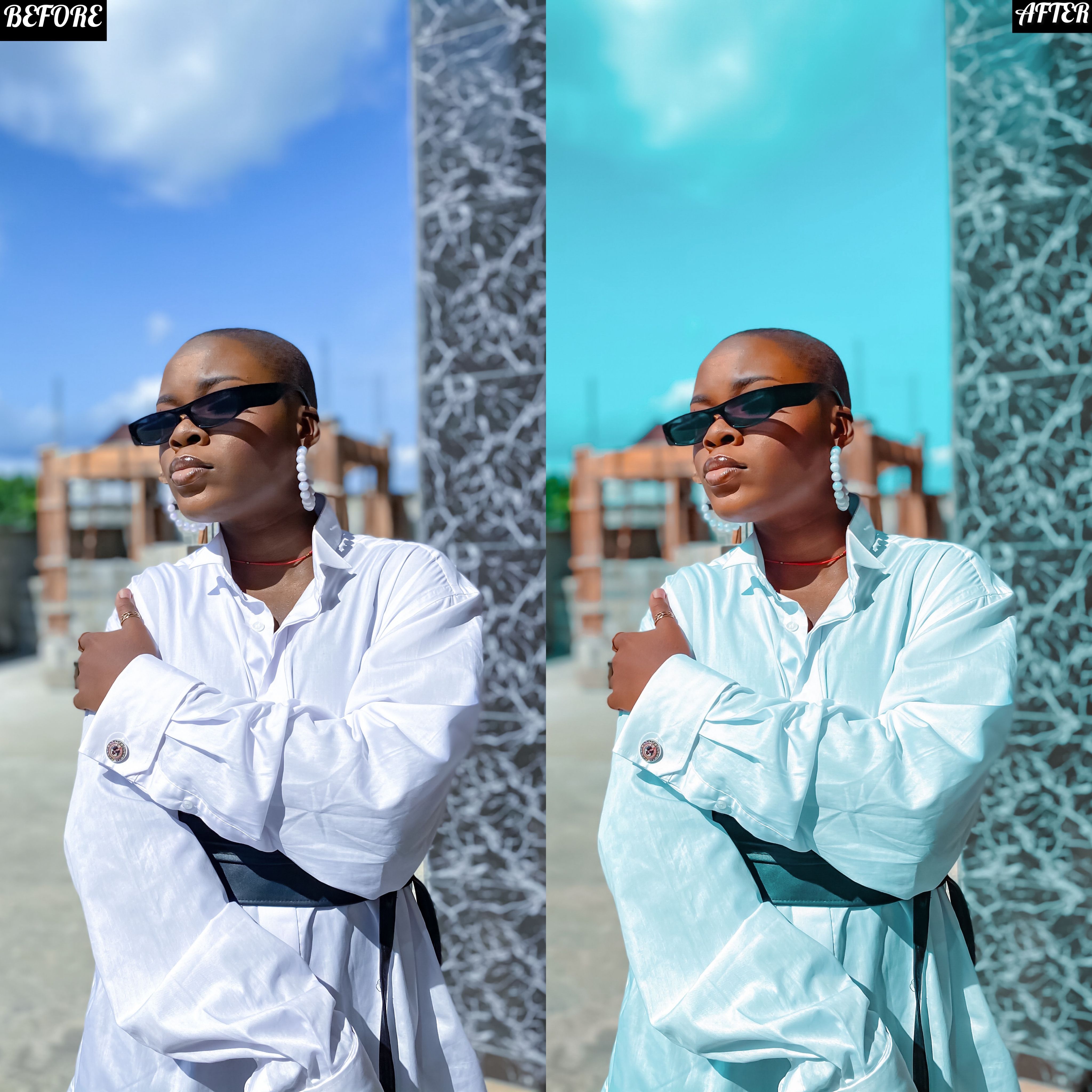 LAYLA NASE AQUA AND ORANGE PRESET Image