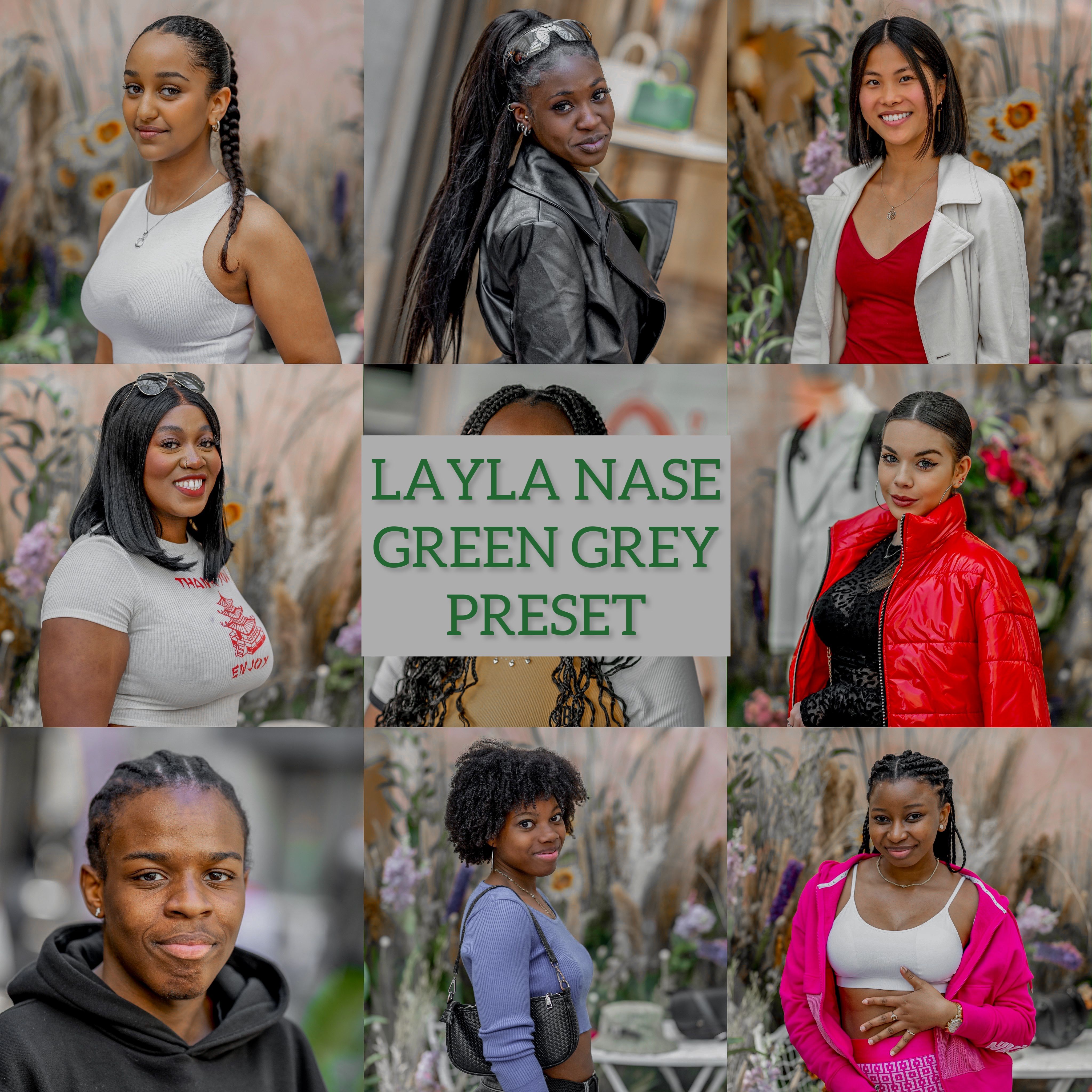 LAYLA NASE GREEN GREY PRESET Image