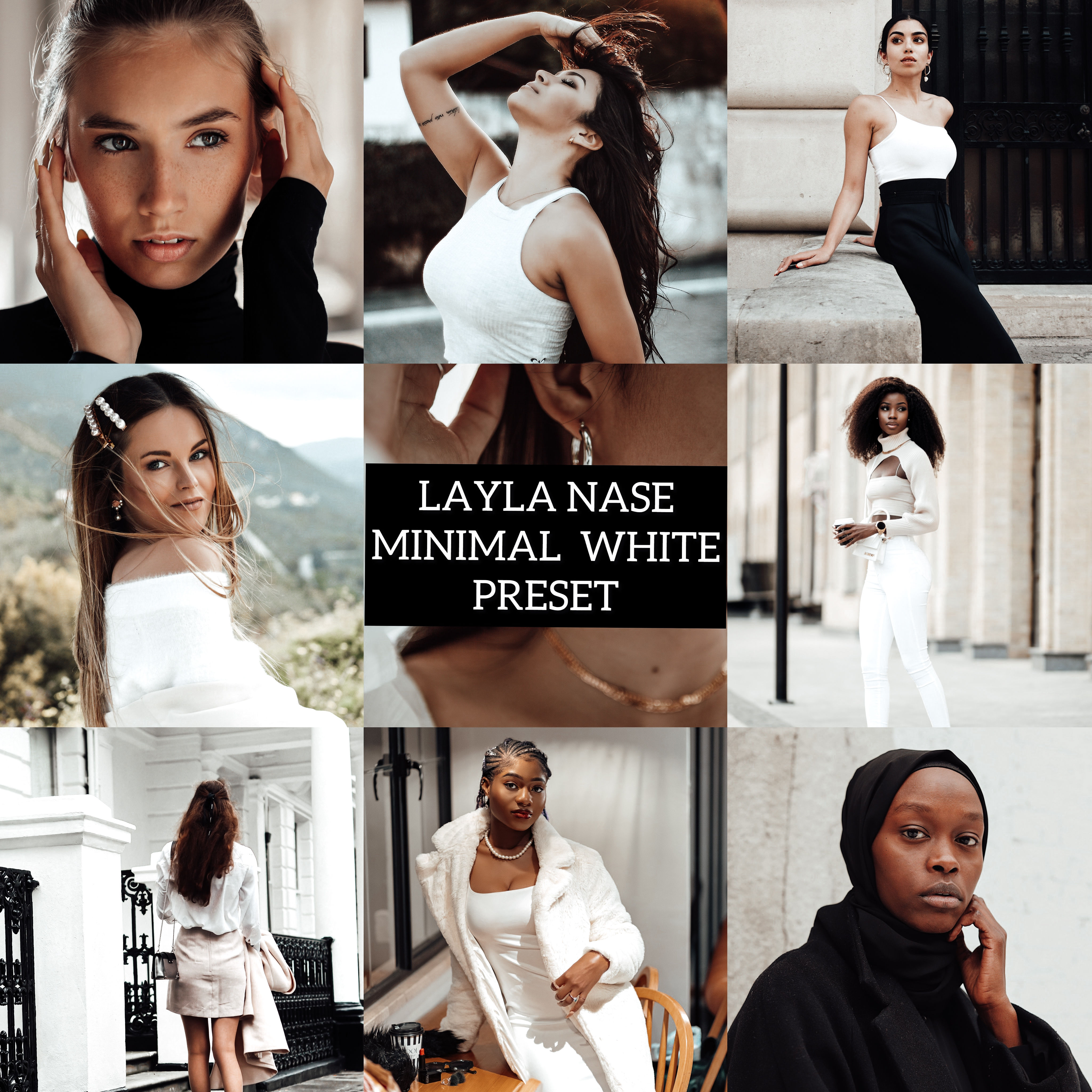 LAYLA NASE MINIMAL WHITE PRESET Image