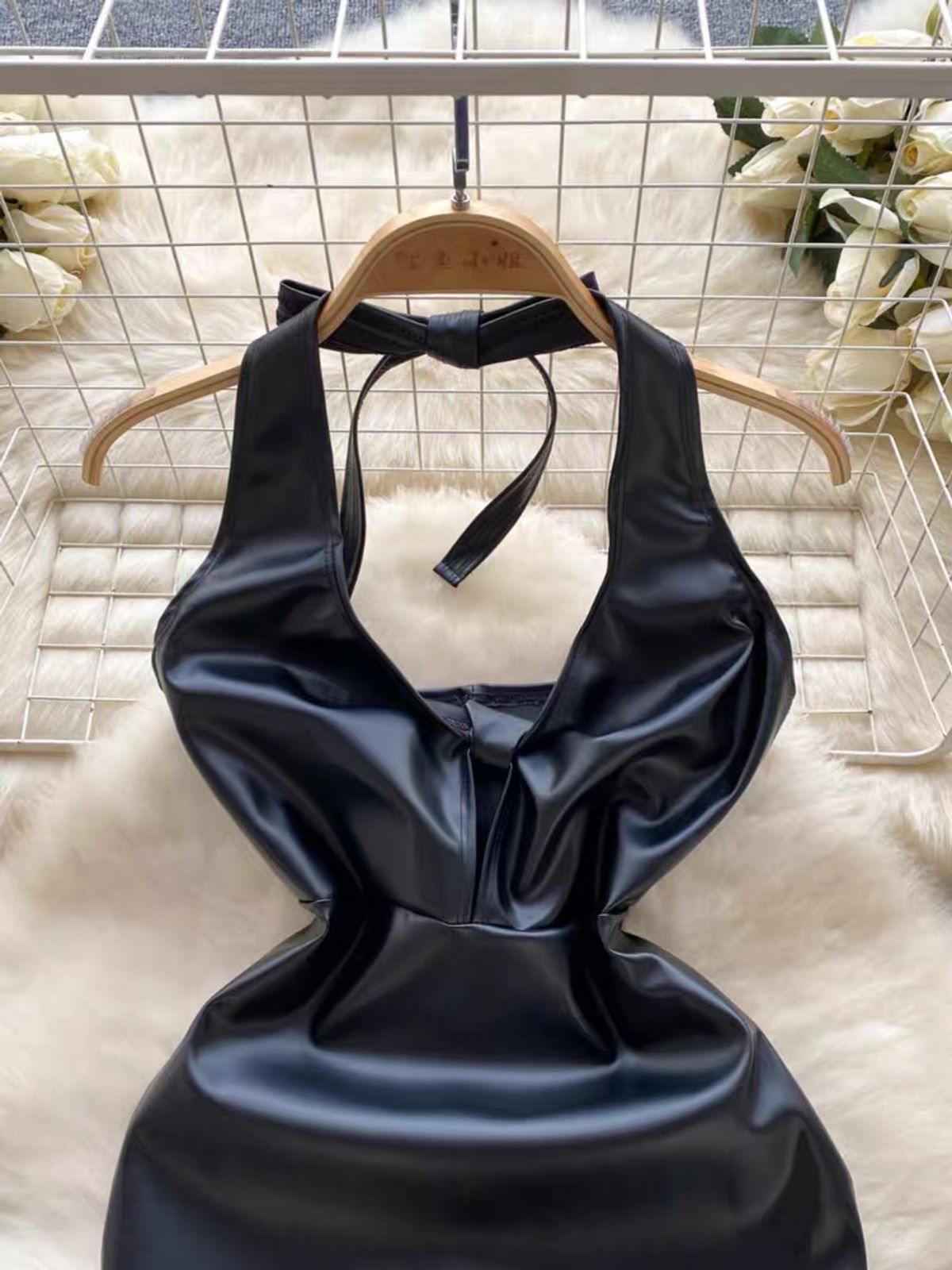 Meet casually leather dress CBC440 image