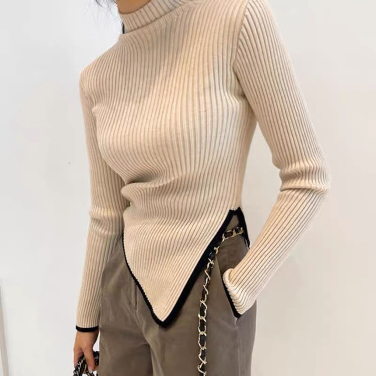 Don’t say nothing knitted top TZZ2361 image