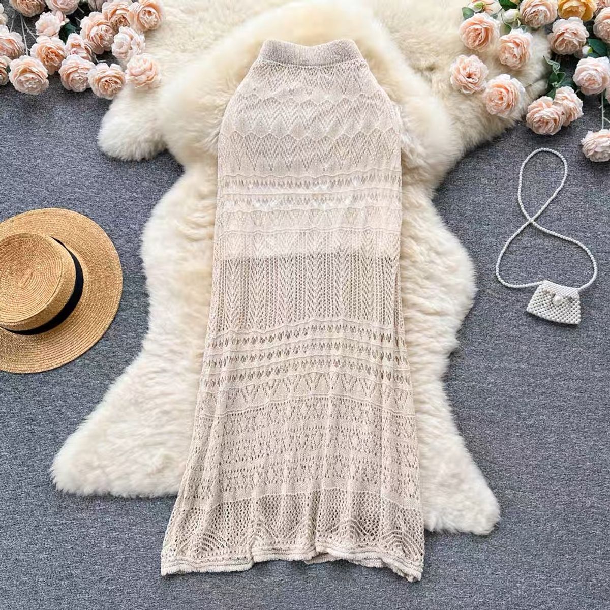 Vanilla crotchet skirt SZZ218 image