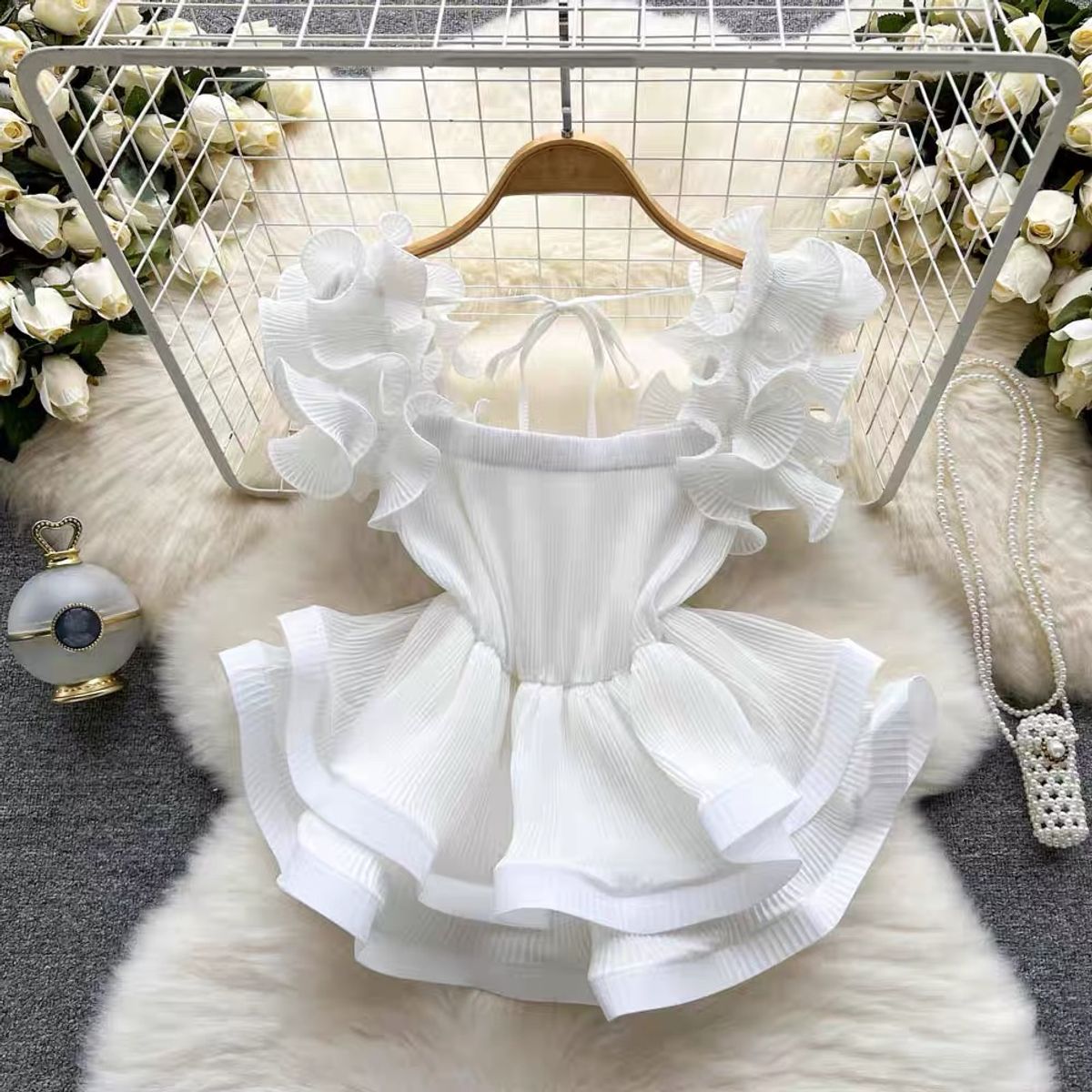 She’s a diva ruffle blouse BE129 image