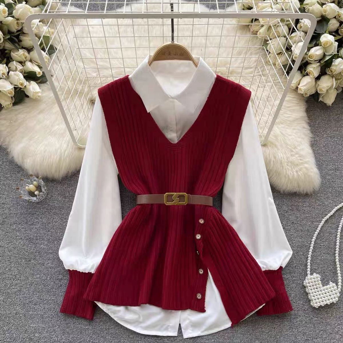 Trying to impress me shirt set SDZZ592 image