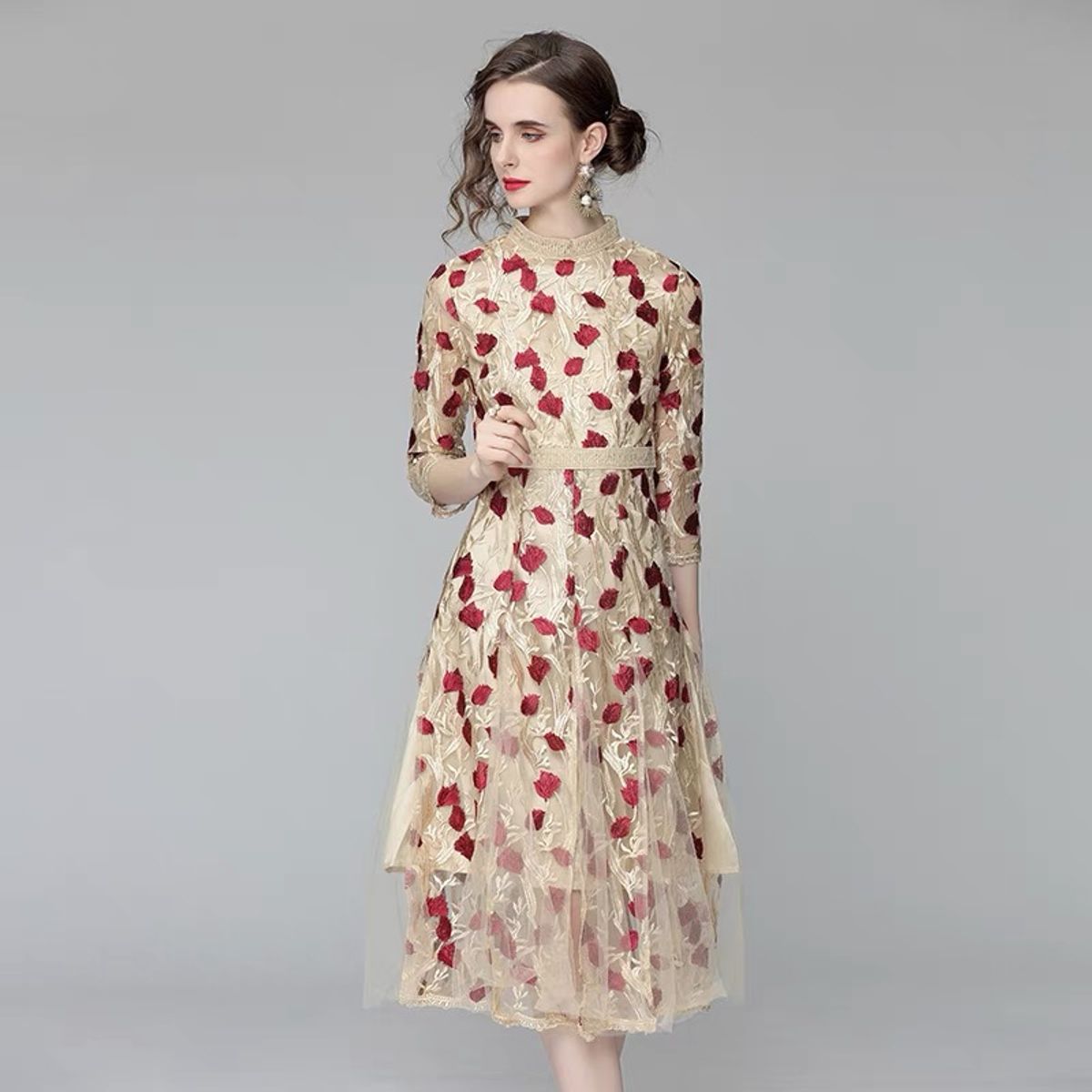 Feeling romantic floral dress FD123 image