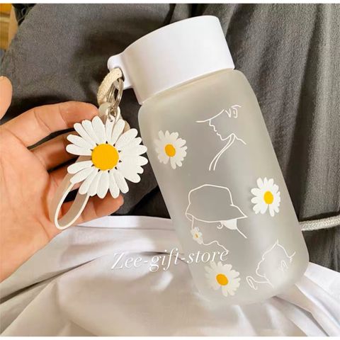 Sunflower print water/beverage bottle CU101