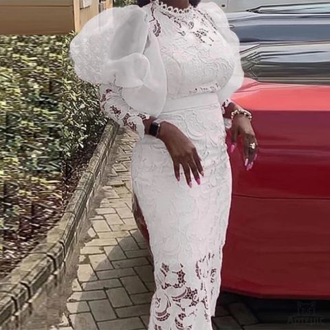 Western showdown lace dress FBC36