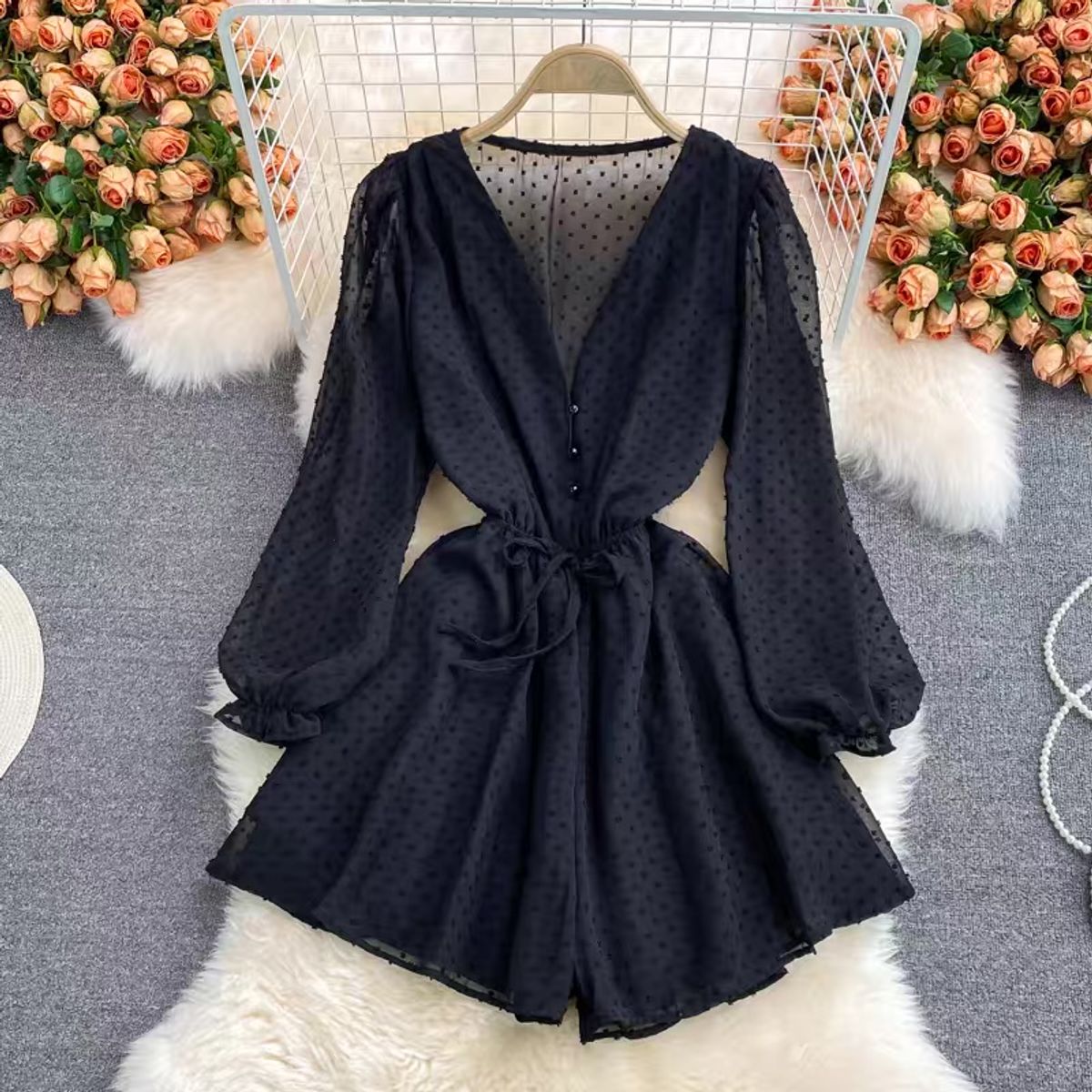 Setting the mood cotton jumpsuit JRZZ516 image